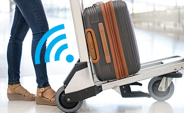LoRa smart luggage trolley