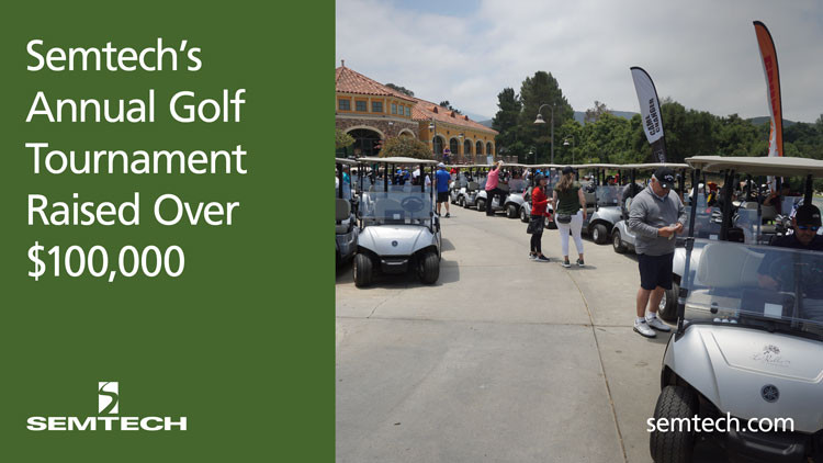 Semtech’s Annual Golf Tournament Raised Over $100,000 for Family Support Services