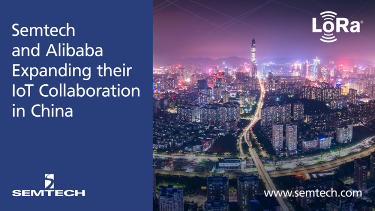Semtech and Alibaba Cloud Expands IoT Collaboration with LoRa Technology in China