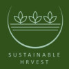 sustainable hrvest green logo