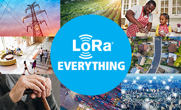 Internet of Things and LoRa infographic